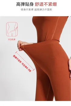 LXS22 2020 jeseni in pozimi nove tople dokolenke Slim tople hlače ženske