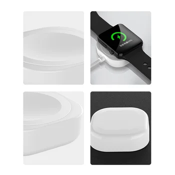 Magnetni Majhna Polnilnik kvadratnih za Apple Watch 6 5 4 3 Smart Indukcijske Watch Polnjenje USB Prenosni Polnilec Smart Dodatki