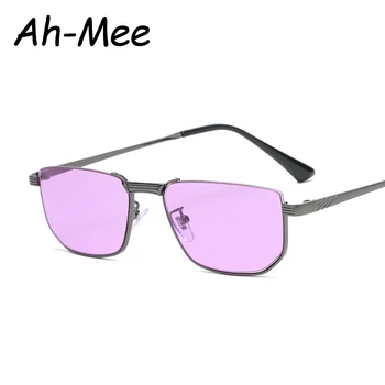 Majhen Pravokotnik Dame sončna Očala Ženske Pol Okvirjem Kvadratnih Luksuzne blagovne Znamke sončna Očala UV400 Moških Retro Punk Očala Oculos UV400