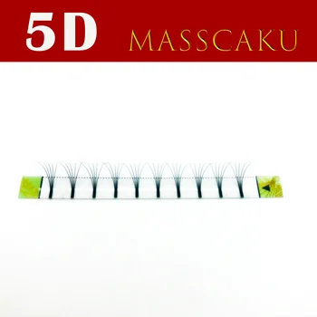 MASSCAKU 3D/4D/5D/6D/Dolgo Steblo Lažno Trepalnic Premade ruske Glasnost Ventilatorjev Umetno Mink Premade Fan Trepalnic Razširitve Ličila Cilio