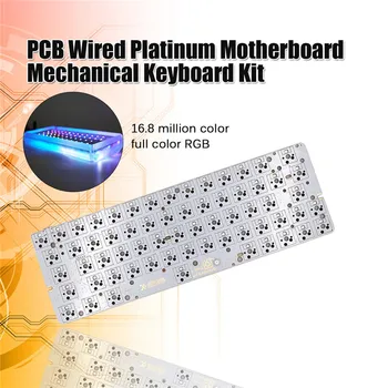 Mehanska Tipkovnica Kit Skyloong GK64S PCB Žično Platinum matične plošče, Mehanske Tipkovnice Kit Hot-Plug Bluetooth RGB Svetlobe