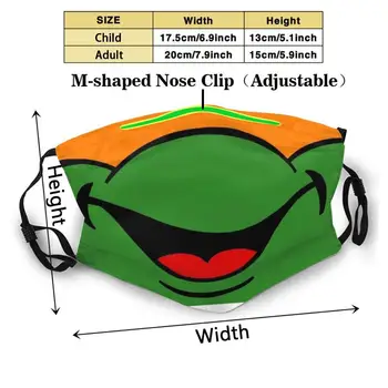 Mikey 3d Tiskanja za Večkratno uporabo Usta Masko Stroj Filter Proti Prahu Masko