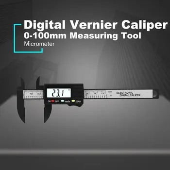 Mini Elektronsko Digitalno kljunasto merilo 0-100 mm Merilno Orodje Digitalni Vernier Kaliper Merilnik Mikrometer za merjenje nakit