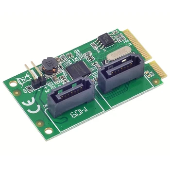 Mini PCI-Express 2.0 ASM1061R Chipset SATA 6Gbps RAID Krmilnik za Kartice, 2-portni SATA 3.0 Podporo RAID0 RAID1 DOBA