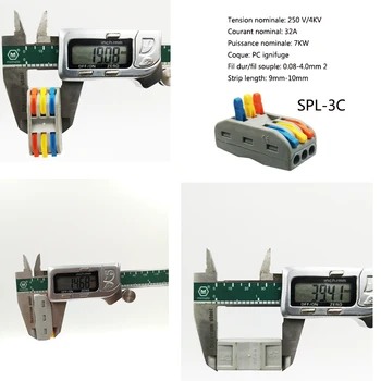 Mini žice in kabla priključek, različne specifikacije elektrikar hitro napeljave terminal, LED žice priključite priključke 0.08-4mm2