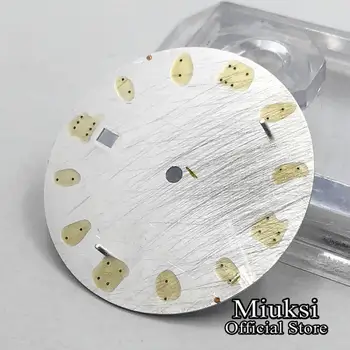 Miuksi 33mm sterilne watch gumbom + gledajo roke fit Miyota 8205/8215/821A/82 serije,Mingzhu DG2813/3804 gibanja