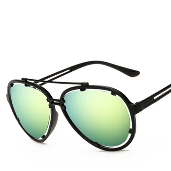 Moda Pilotni sončna Očala Moški Ženske Letnik Barvni Film sončna Očala Kakovosti Svetlobe Gradient Očala UV400