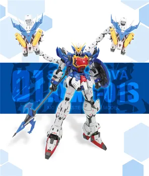 MODEL NAVIJAČI NA ZALOGI, super nova gundam W Altron Gundam model komplet white blue MG 1/100 akcija zbiranja slika