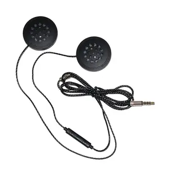 Motoristična Čelada za Slušalke 3.5 mm Jack Žične Slušalke Glasbe Slušalke s Prostoročno opremo za motorno kolo Motociklist,