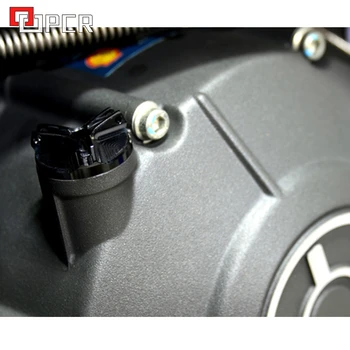 Motorno kolo CNC Olje pokrov posode za Plug Za Yamaha MT-07 MT07 Sledilnega FZ07-2017 2018 5 Barv Za Možnost