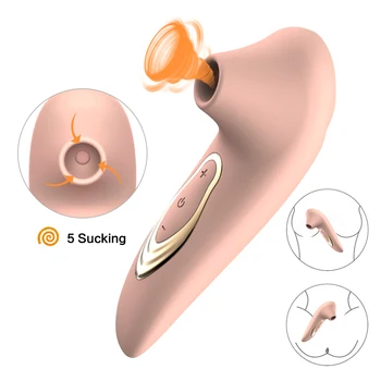 Močno Sesanje Nastavek Blowjob Klitoris Bedak Vibrator Jezika Z Vibriranjem Klitoris Stimulator Erotično Sex Igrače Za Ženske Masturbator