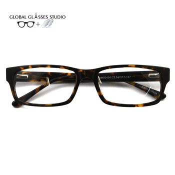 Moški Ženske Acetat Očal Okvir Očal Očala za Branje Kratkovidnost Recept Objektiv 1.56 Indeks MG RM00450 C2