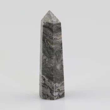 Naravni Picasso Quartz Crystal Palico Zdravljenje Gem Kamen Rock Parcelo, Obelisk, Točka Mineralov Vzorcu Feng Shui Okras Doma Dekor