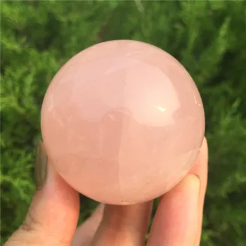 Naravno roza v prahu kristalno kroglo roza kristal rose quartz področju žogo celjenje 40-50mm