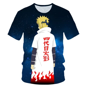 Naruto Gaara Fant Cosplay majica s kratkimi rokavi za Eleganten Otroci 3D tiskanih Anime T shirt Poletni Mladinski Ulici Casual Wear Športnih Kratek Rokav Tees