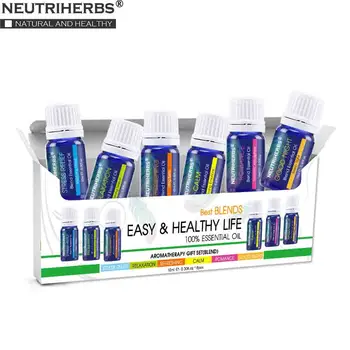 Neutriherbs 6 kos Lepoto Čista Eterična Olja za Aromaterapijo Diffusers, Vlažilnik, kopalna Kad, Čiščenje Zraka, Masaža