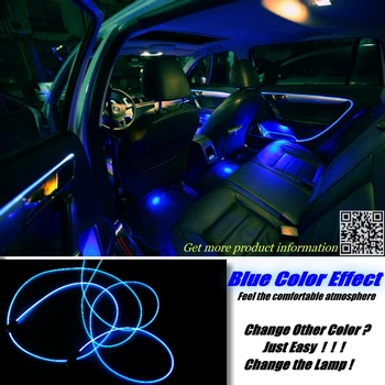 Notranjost Okoljske Svetlobe Iskanje Vzdušje svjetlovodni Band Luči Za Mercedes Benz GL MB X164 X166 Notranja Vrata osvetlitev