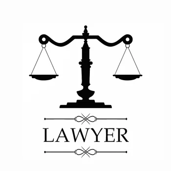 Nov Design pisarne Prijavite Odvetnik Attorney Vinilne Nalepke Prilagojene Nalepke Ime Podjetja Obsega Pravice Okna Okraski LW77