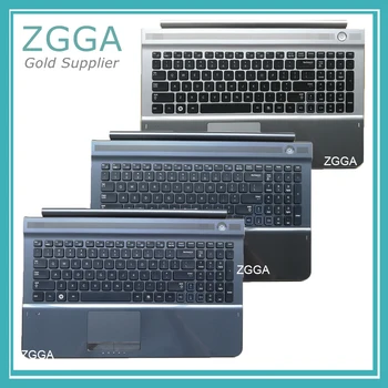 Nov Laptop Zgornji Primer Za Samsung RC510 RC520 podpori za dlani z NAMI Tipkovnica, Sledilna ploščica Srebro BA75-03029A Črna
