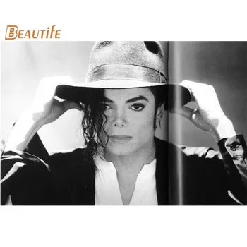 Nov Prihod Michael Jackson plakat Tkanine, Svila Plakat Doma Dekoracijo Wall Art Tkanine, Poster Tiskanje 40x60cm,50X75cm,60X90cm