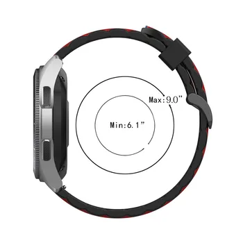 Nove Modne Silikonske Vijugasto Watchbands Za Huawei Watch GT 2 46 mm/Galaxy Watch 3 45 mm Zamenjava Pasu Šport Band Watch Deli