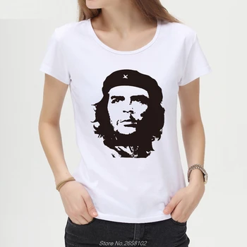 Novi Retro Che Design ženska Majica Fashion Ustvarjalne ženska Bela Majica Dekle Kul Vrhovi Tees Harajuku Ulične