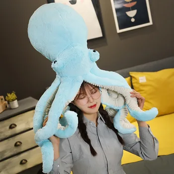 Novo Huggable Kawaii Hobotnica Plišastih Igrač Mehko Simulacije Živali Big Velikost Velike Plišaste Igrače, Lutke Otroke Darila Za Rojstni Dan