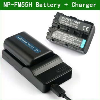NP-FM55H FM50 Digitalni Baterija + USB Polnilec Za Sony DSC F707 F717 F828 DSC-R1 S30 S50 S70 S75 S85 HVR-A1U DSLR-A100
