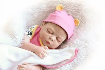 NPK Bebes prerojeni 19inches 46 cm polni silikona prerojeni baby dekle lutke darila, igrače za otroka okopajte igrače boneca prerojeni NPK lutke