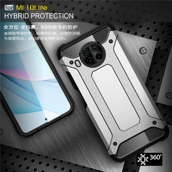 Ohišje Za Xiaomi Redmi Opomba 9 Pro 5G Primeru Odbijača TPU+PC Hibridni Oklep Kritje Za Redmi Opomba 9 Pro 5G Primeru Za Redmi Opomba 9 Pro 5G
