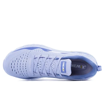 Onemix poletni čevlji za moške športne superge za dušenje blazine dihanje plesti mreže vamp prostem hojo čevlji velikost 39-46