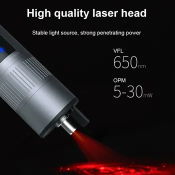 ONTi Visoke Kakovosti za ponovno Polnjenje Laserja Fiber Optic Cable Tester 5 15 20 30KM Litijeva Baterija Vizualne Napake Lokator SC/FC/ST
