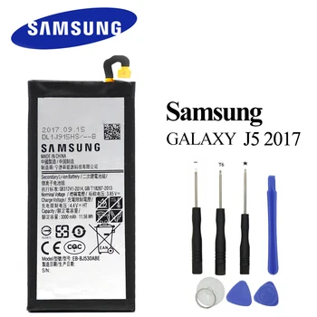 Original Baterija EB-BJ530ABE za Samsung Galaxy J5 2017 /J5 Pro J530 J530F J530G 3000mAh Visoke Kakovosti Batteria Akku z orodji,