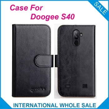 Original! Doogee S40 Primeru, 6 Barv, Visoka Kakovost Flip Usnjena Denarnica Primeru Za Doogee S40 Pokrov Reže Telefon Vrečko