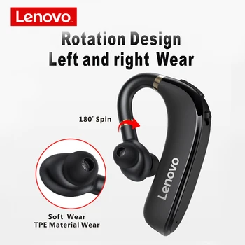 Original Lenovo HX106 Brezžične Bluetooth Slušalke HD Klic Slušalke Mikrofon Za Vožnjo Srečanje za Zmanjšanje Hrupa, HIFI Stereo Za Xiaomi