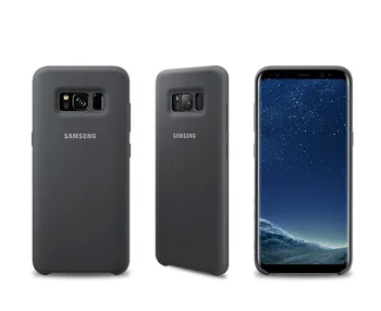 Originalni Samsung Silikona Primeru Mobilni Telefon Primere, Mobilni Telefon Ohišja Silikonski pokrovček za Samsung Galaxy S8 S8+ S8 Plus