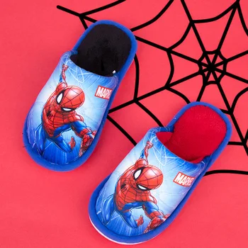 Otrok nove bombaž copate Disney 2020 Pozimi Spider-Man Fantje 6-10 let čevlji kul bombaž copate