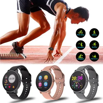 Pametno Gledati 2020 Poln na Dotik Ženske Krvni Tlak Smartwatch Moški Nepremočljiva Srčni utrip Tracker Sport Ura uro Za Android IOS