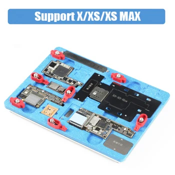 PCB Imetnik Popravila Držalo za iPhone X XS XS MAX Motherboard Sajenje Kositra Z BGA Reballing Matrica A11 Odstraniti Črna Lepila