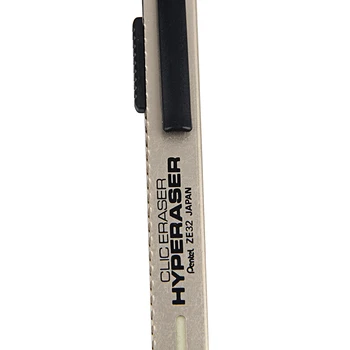 Pentel ZE32 Clic Radirka Hyperaser gume Radirka Japonskem za risanje s svinčnikom unisex pen premium gume kemični svinčnik