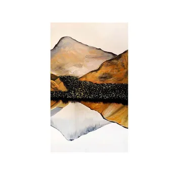 Pokrajina Povzetek Gorsko Jezero Plakat Nordijska Platno Slikarstvo Doma Dekor Steno Tisk Art Dnevna Soba Slika Pokrajino, Ni Uokvirjena