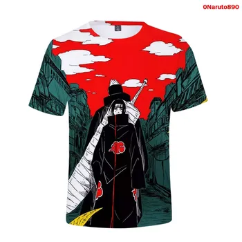 Poletje Plus Velikost Naruto T Shirt Japonski Slog Harajuku Tshirt Ulične Gothic Moda Naruto Tiskanja Ženske Tshirt Bombaž Vrhovi