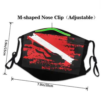 Potapljanje Rdečo Zastavo šport mondmasker Mondkapjes zaščitne maske za obraz telas de algodon por metro stroj masko pm2.5
