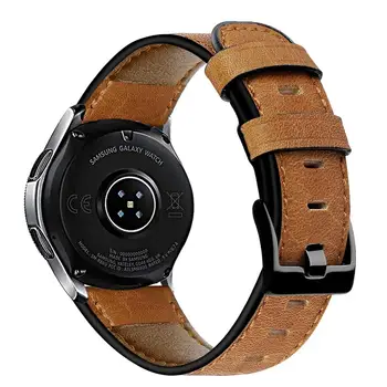 Pravega Usnja band Za samsung Galaxy watch 46mm traku Orodja S3 meje zapestnica 22 mm watchband Huawei watch 2 gt trak 46 mm