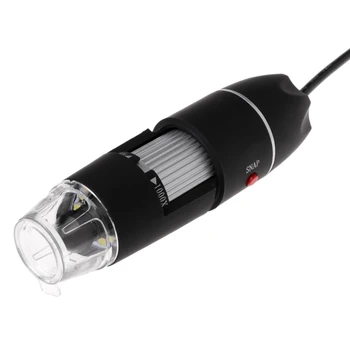 Prenosni Digitalni USB Mikroskop Fotoaparat 1000X 8 LED Luči Ročno Sesalno Orodje 'lirunzu