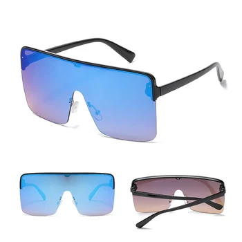 Prevelik sončna Očala Goggle Ženske Moški 2021 blagovne Znamke Big One-piece Masko Winfproof sončna Očala Modni Veliki Kvadratni sončna Očala UV400