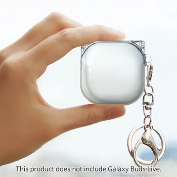 Primeren za Samsung Galaxy Brsti živo prozorni zaščitni pokrov, brezžične slušalke PC shockproof zaščitni pokrov