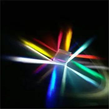Prizma Šest-Stranski Svetlobi Združite Kocke Prizmo Vitraž Žarek Delitev Prizmo Optični Preizkusu Instrumenta