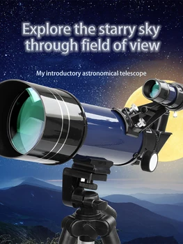 Profesionalni Zoom Astronomski Teleskop 70400 Širokokotni Zmogljiv Teleskop Night Vision Globoko Vesolje, Zvezda, Luna Pogleda Oko