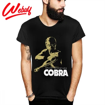 Prostor Avanturo Cobra Retro Anime T-shirt Man ' S-6XL Velika Velikost Poletje T-Shirt Grafika, Cotton Tee Majica